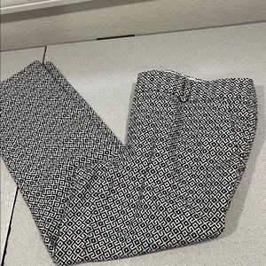 Banana Republic Monochrome Geometric Pants Size 2P